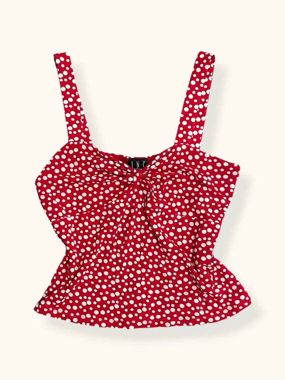 VTG I.N.C. International Concepts Red Polka Dot